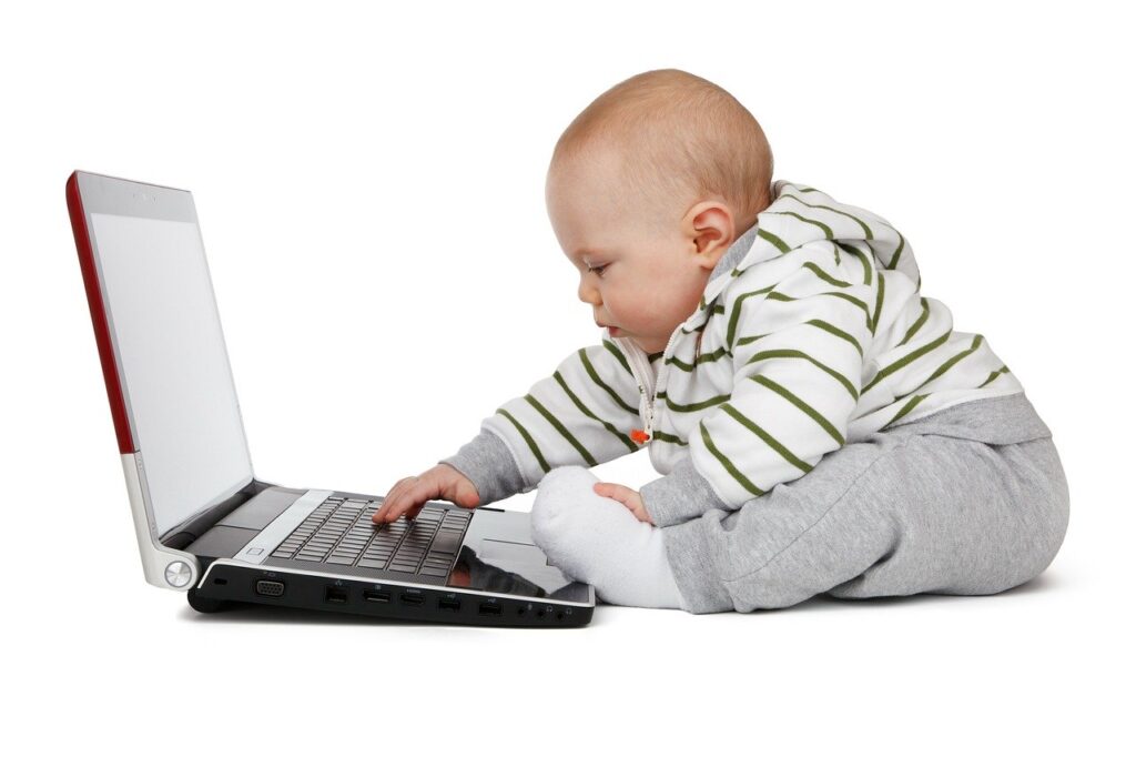 baby getting math tutoring online