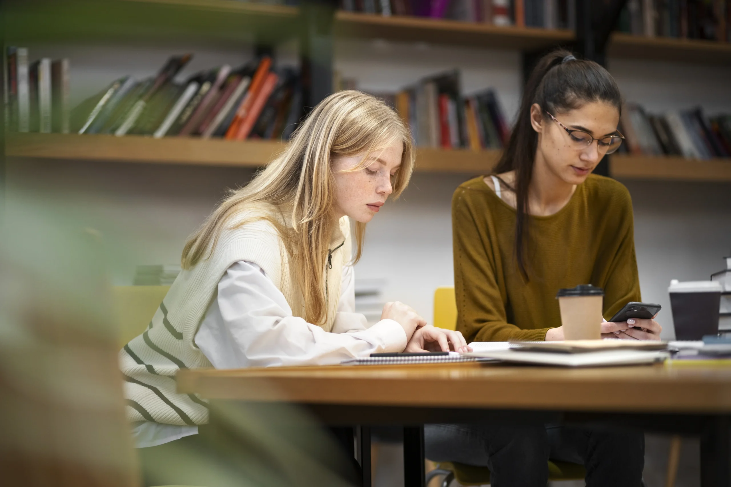 Students working together in a study group